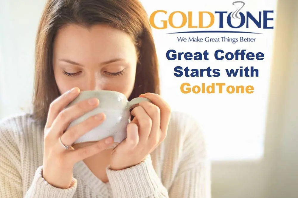 GoldTone Reusable 8-12 Cup Basket Coffee Filter in Gold/Black | BPA Free, Washable & Reusable (8-12 Cup) - view 6