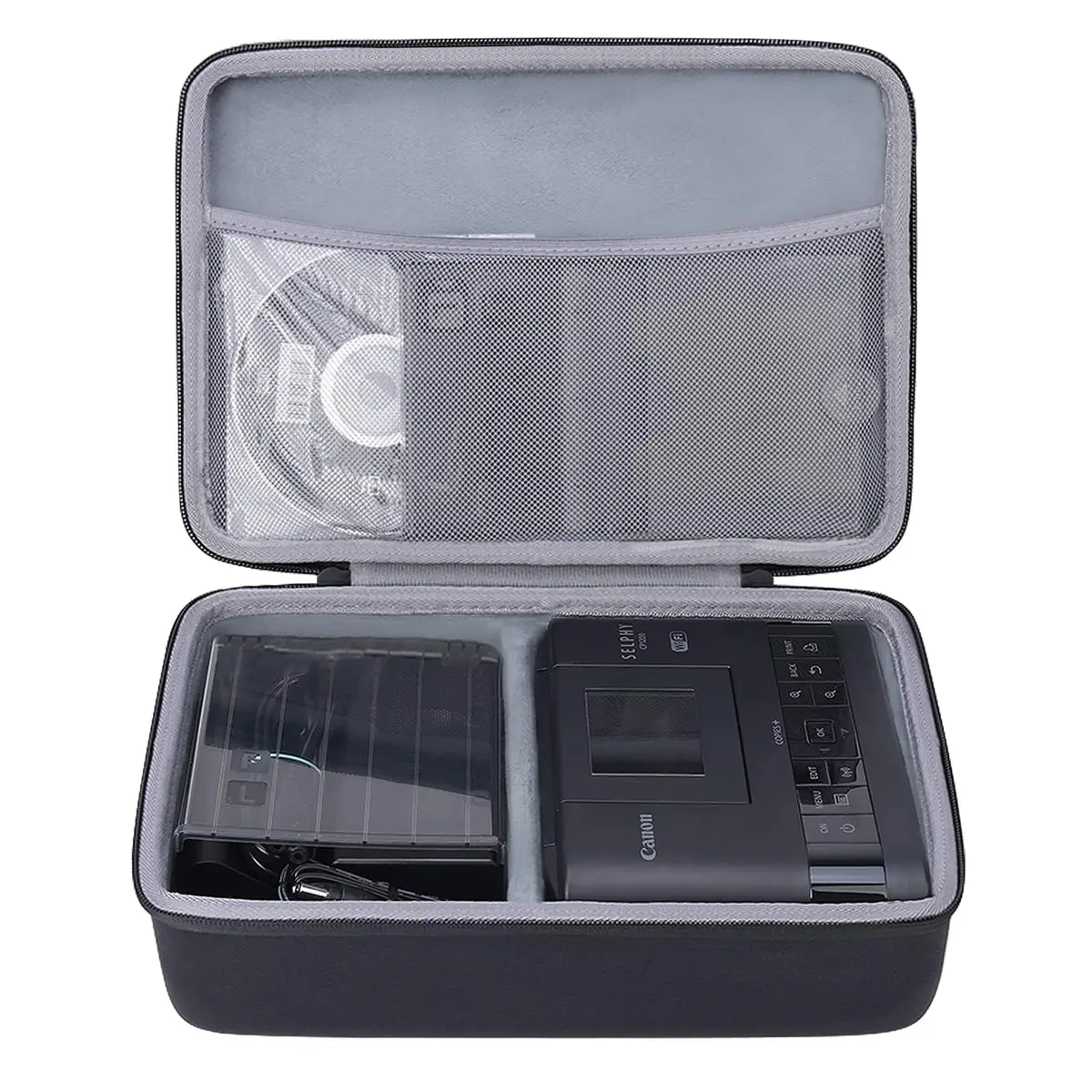 co2CREA Hard Case for Canon SELPHY CP1500/CP1300/CP1200 Photo Printer,Black | Shockproof Dustproof Water-Resistant - main product image