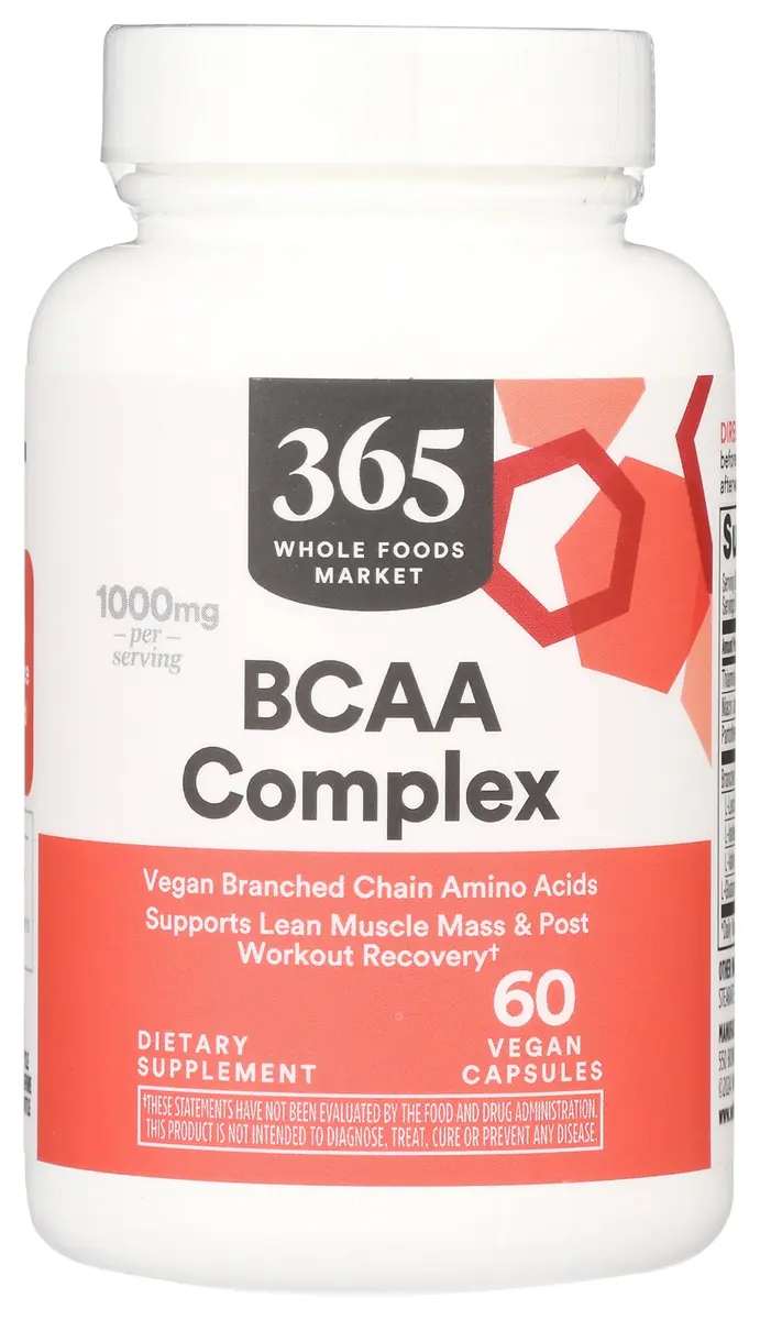 Whole Foods Market BCAA Complex 60 Count | Supports Lean Muscle & Recovery - main product image
