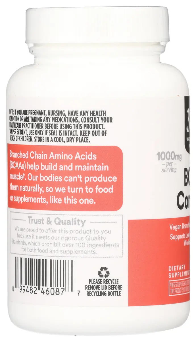 Whole Foods Market BCAA Complex 60 Count | Supports Lean Muscle & Recovery - view 4