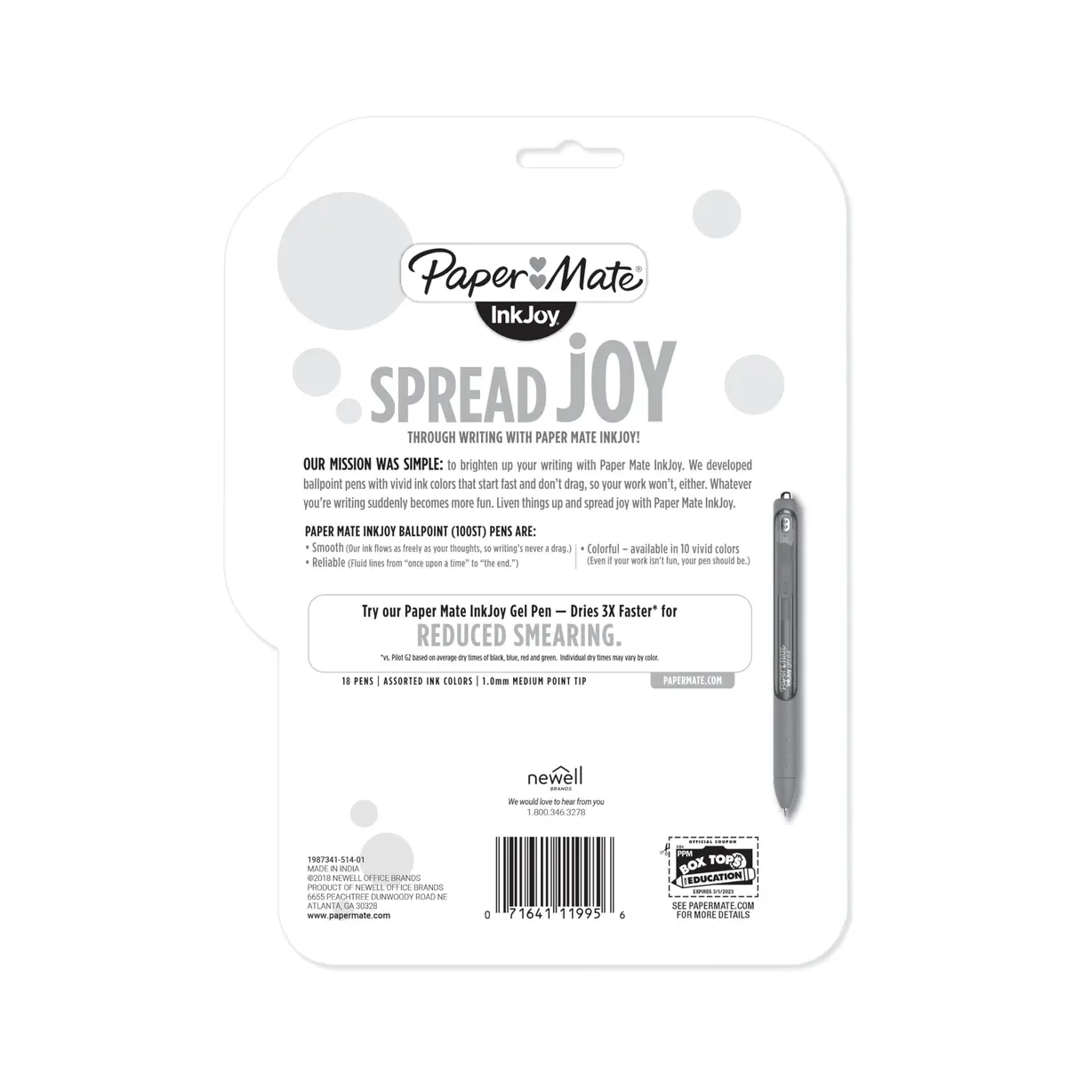 Paper Mate InkJoy 100ST Ballpoint Pens 1.0mm | Bright, Smooth Ink for All Writing Needs - view 6