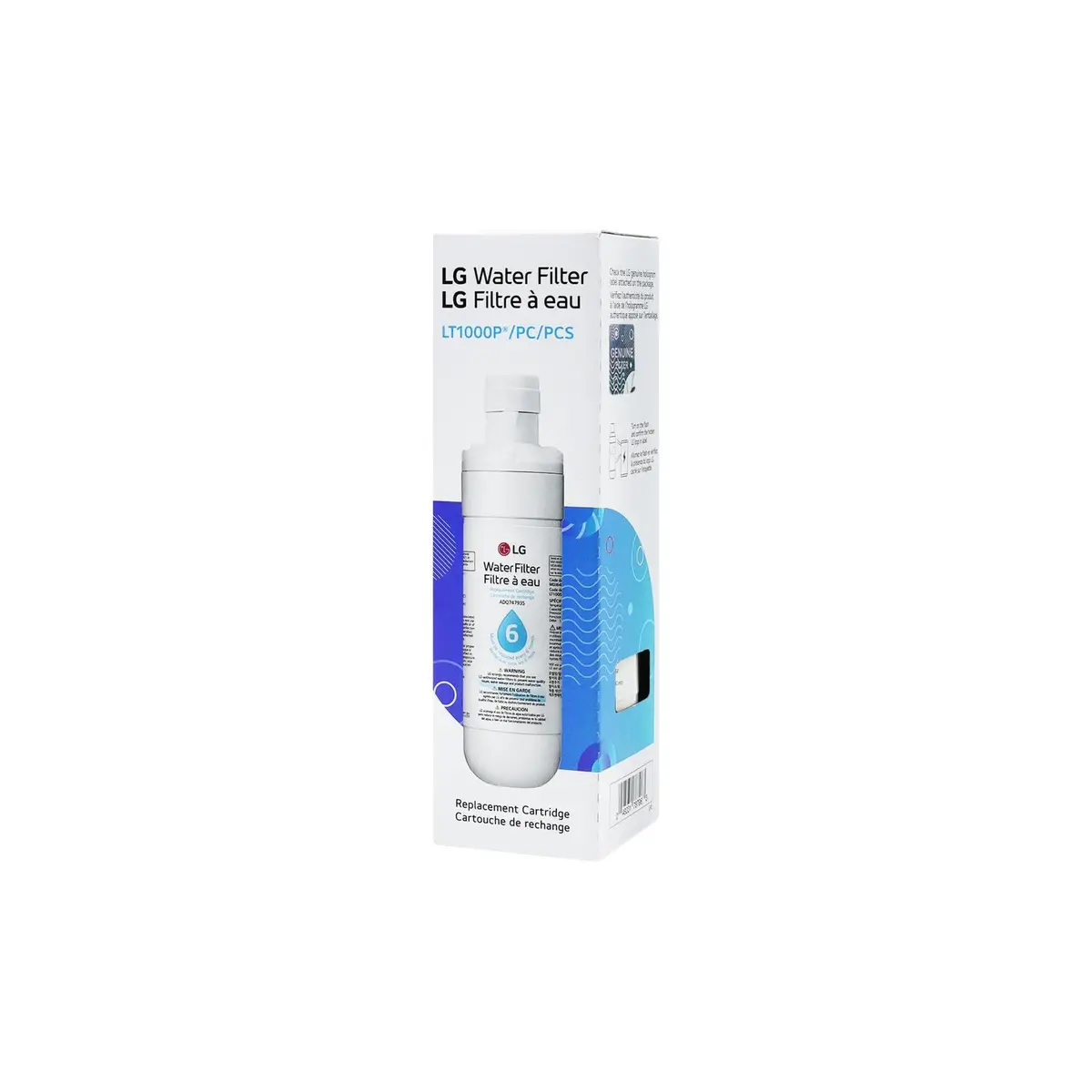 LG LT1000P Water Filter 6-Month / 200 Gallon Capacity | NSF Certified Replacement for LG Refrigerators - view 7