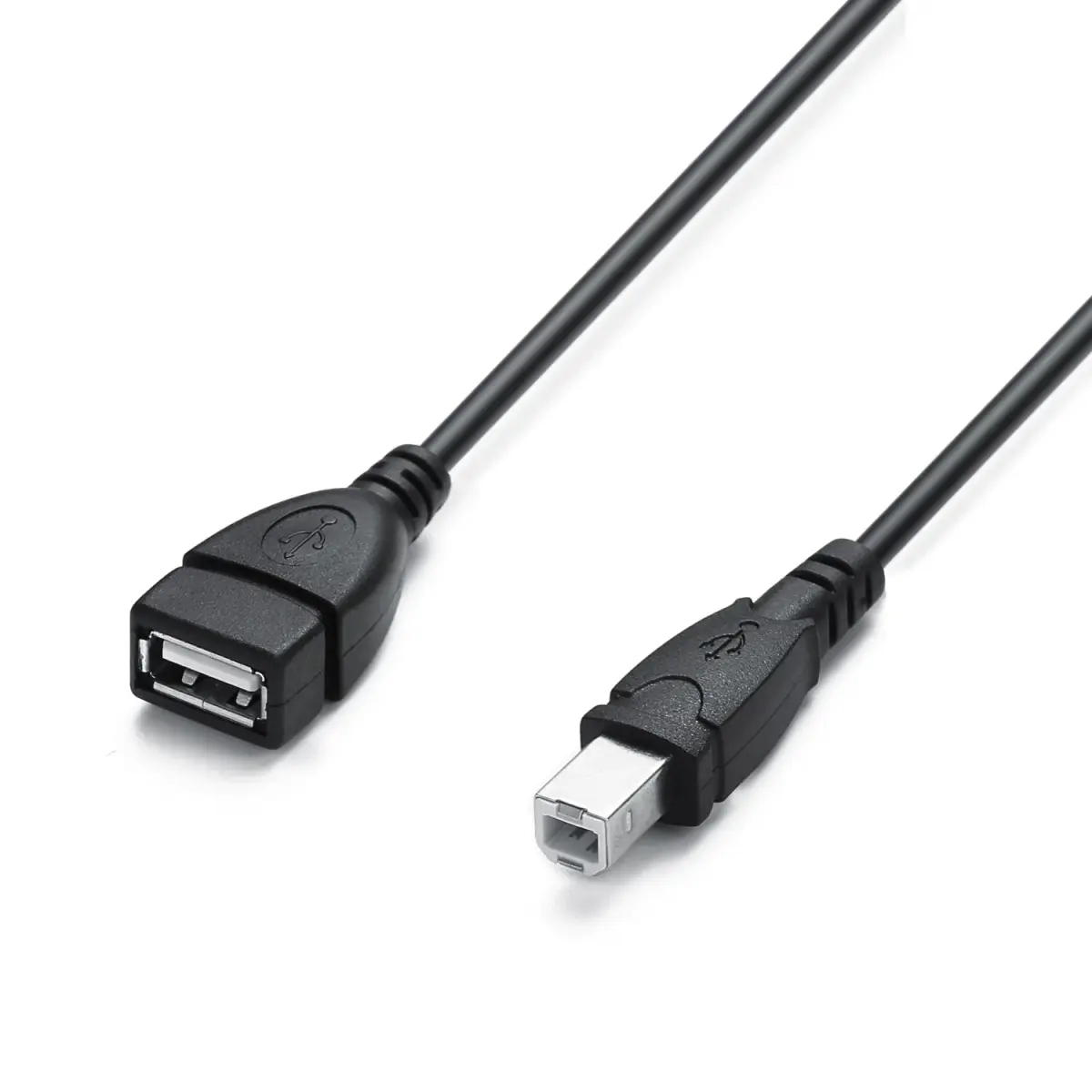 AMUU 2 Pack USB 2.0 A Female to B Male Adapter Cable 50cm (19.7 Inch) | Connect Printers & Peripherals - view 3