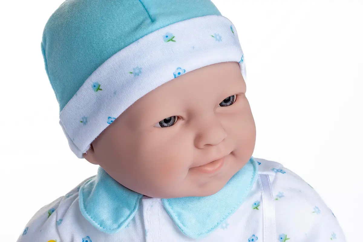 Berjusa La Baby 20-inch Soft Body Doll | JC Toys - Washable Caucasian Doll with Blue Outfit, Hat & Pacifier | Ages 2+ - view 3
