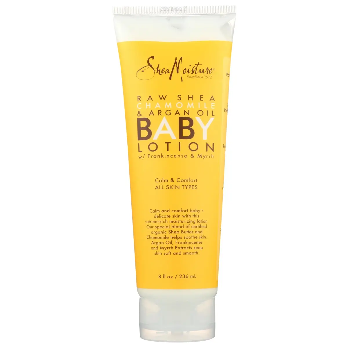 SheaMoisture Baby Lotion for Dry Skin Raw Shea, Chamomile & Argan Oil 240ml (8 Fl Oz) | Hypoallergenic for Sensitive Skin - main product image