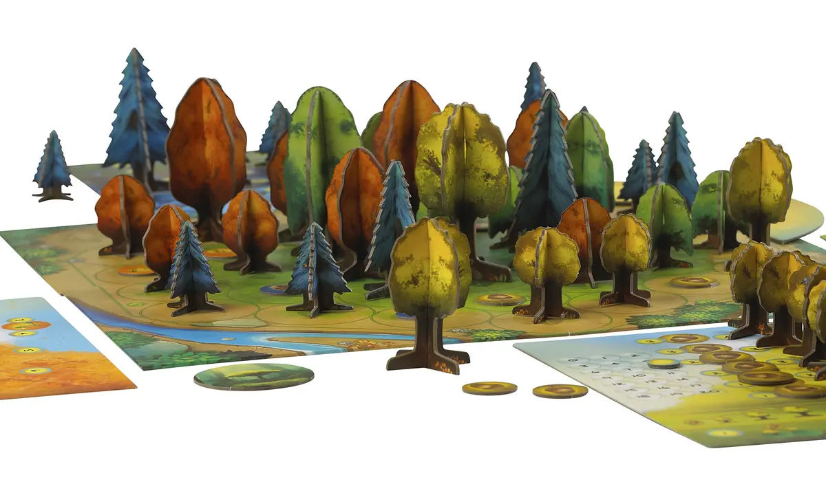 Blue Orange Photosynthesis Board Game - Award Winning Family Strategy Game for 2-4 Players | Nature & Environment Theme - view 2