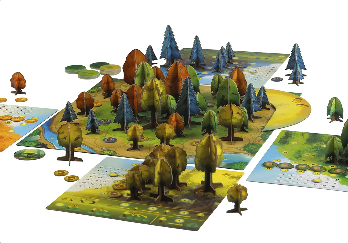 Blue Orange Photosynthesis Board Game - Award Winning Family Strategy Game for 2-4 Players | Nature & Environment Theme - view 3