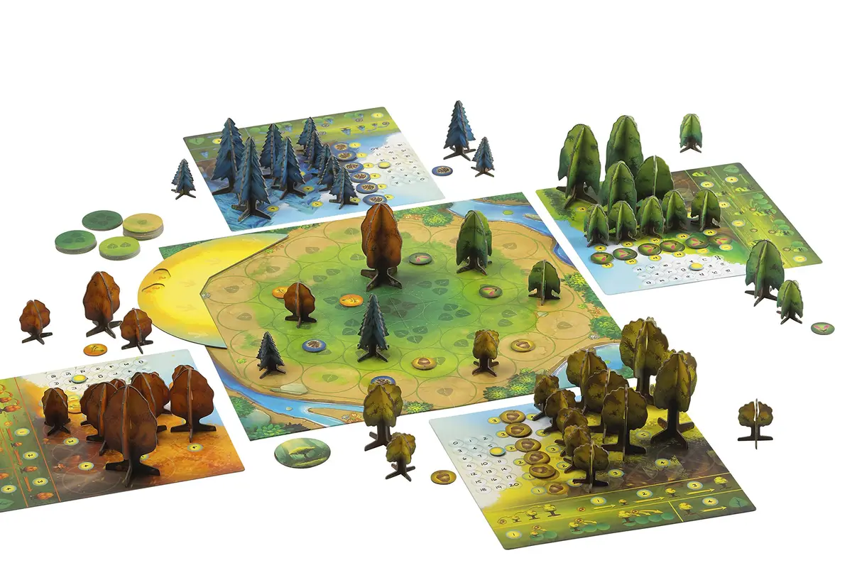 Blue Orange Photosynthesis Board Game - Award Winning Family Strategy Game for 2-4 Players | Nature & Environment Theme - view 4
