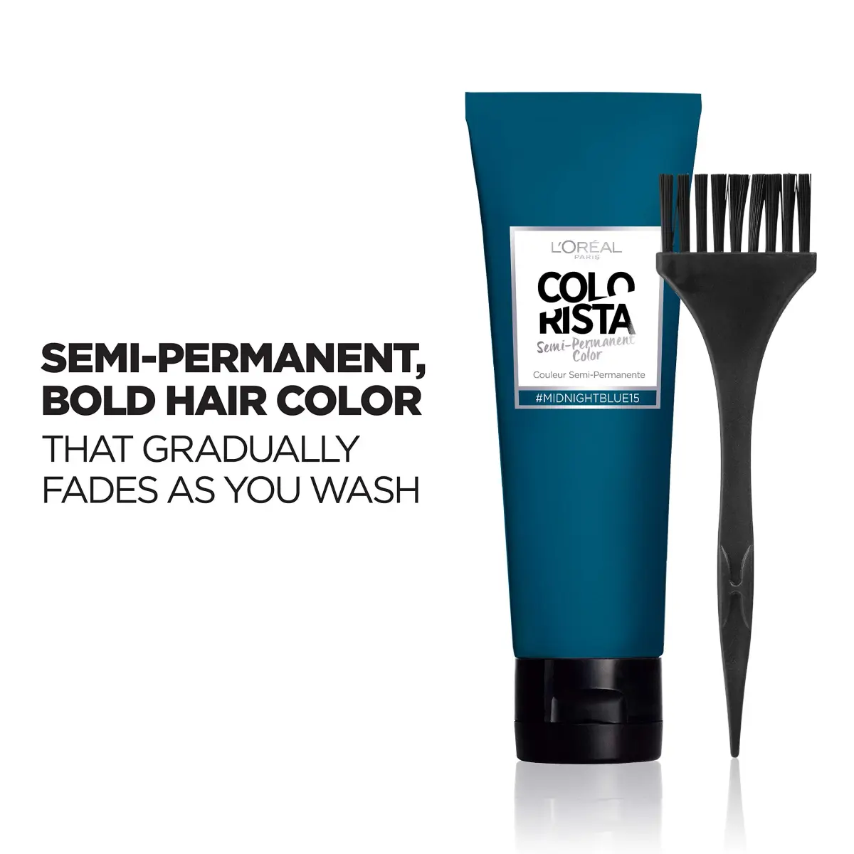 L'Oreal Paris Colorista Semi-Permanent Hair Color - Midnight Blue for Brunette Hair - view 2