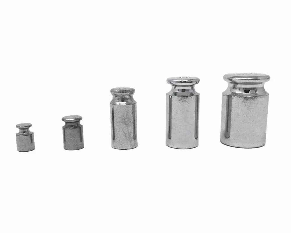Honbay Chrome Plated Calibration Scale Weights 5-Piece Set | Precision Weighing for Digital Scales - main product image