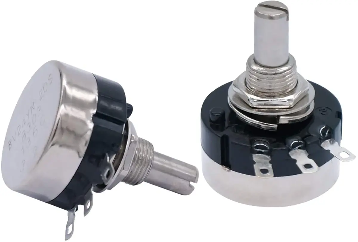 Taiss RV24YN20S 500K Ohm Rotary Potentiometer 6mm Shaft | Single Turn Carbon Film for Speed Control - view 6
