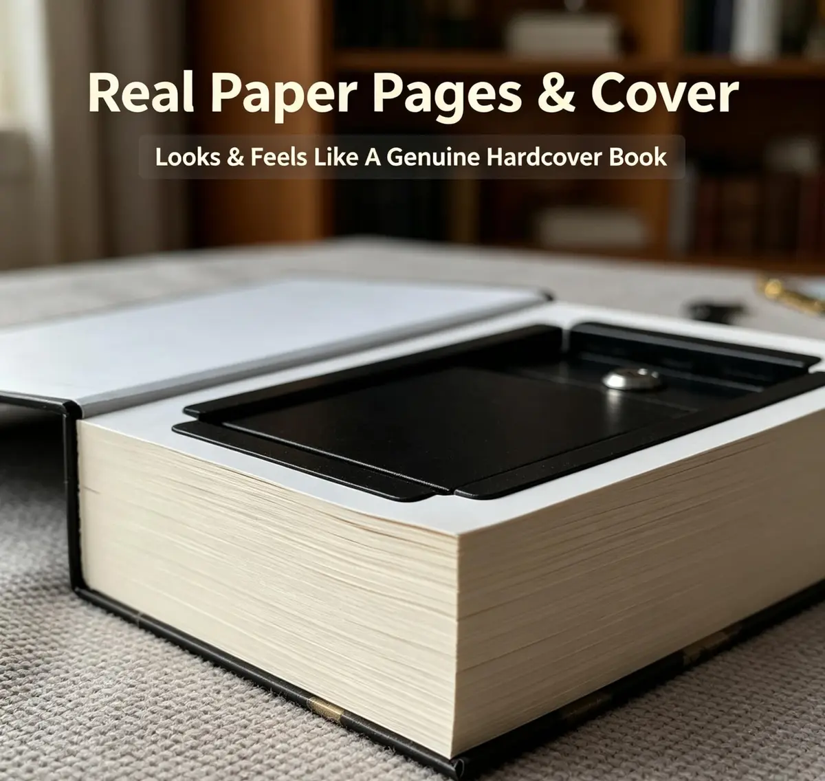 Misslanonly Alice in Wonderland Book Safe with Key Lock | Discreet Book Disguise for Valuables - view 5