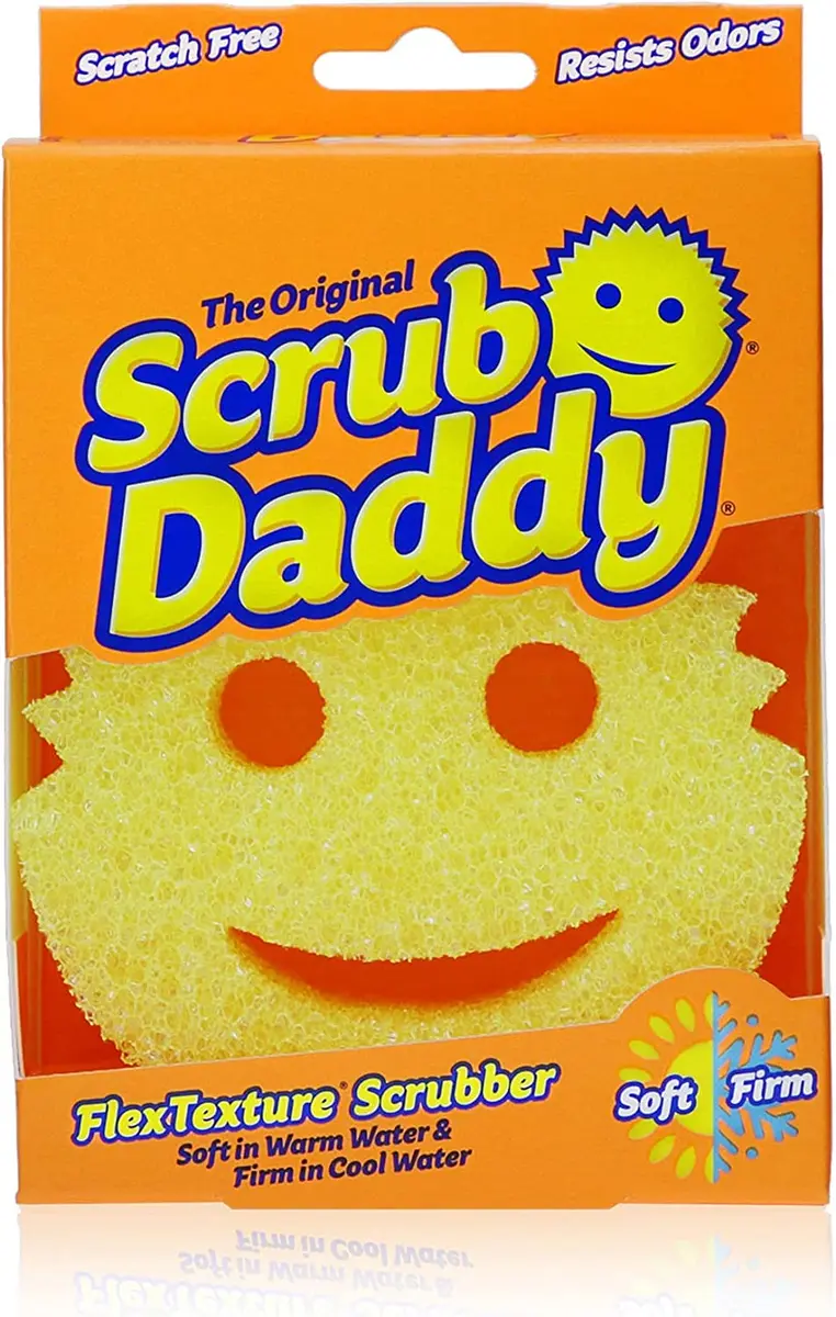 Scrub Daddy Original Smiley Scrubber Sponge | Temperature Controlled Cleaning - main product image