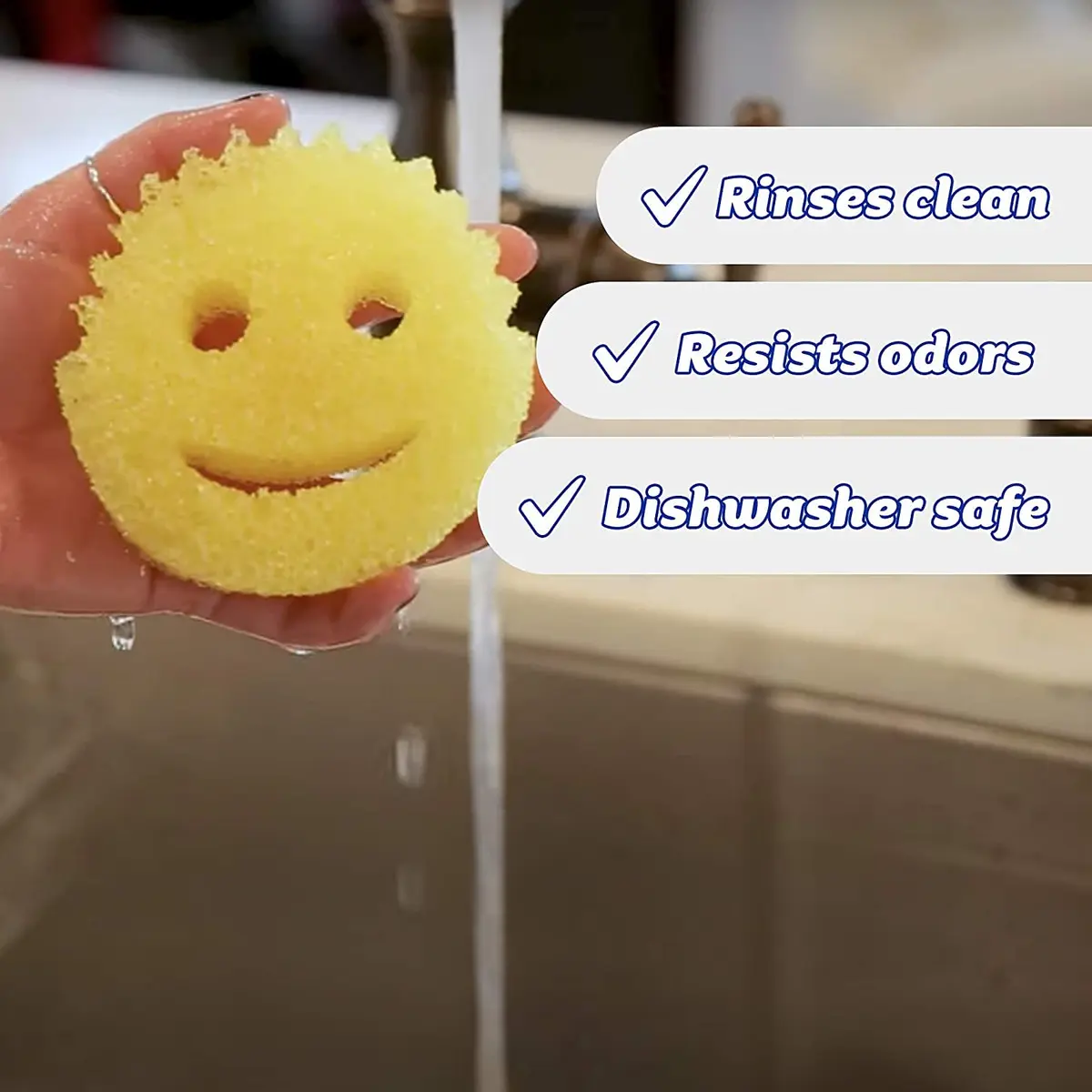 Scrub Daddy Original Smiley Scrubber Sponge | Temperature Controlled Cleaning - view 8