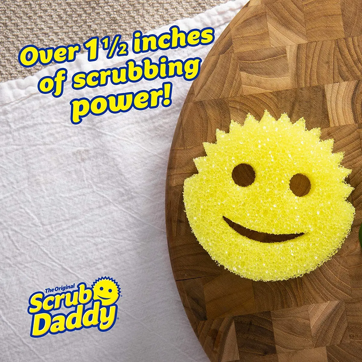 Scrub Daddy Original Smiley Scrubber Sponge | Temperature Controlled Cleaning - view 2