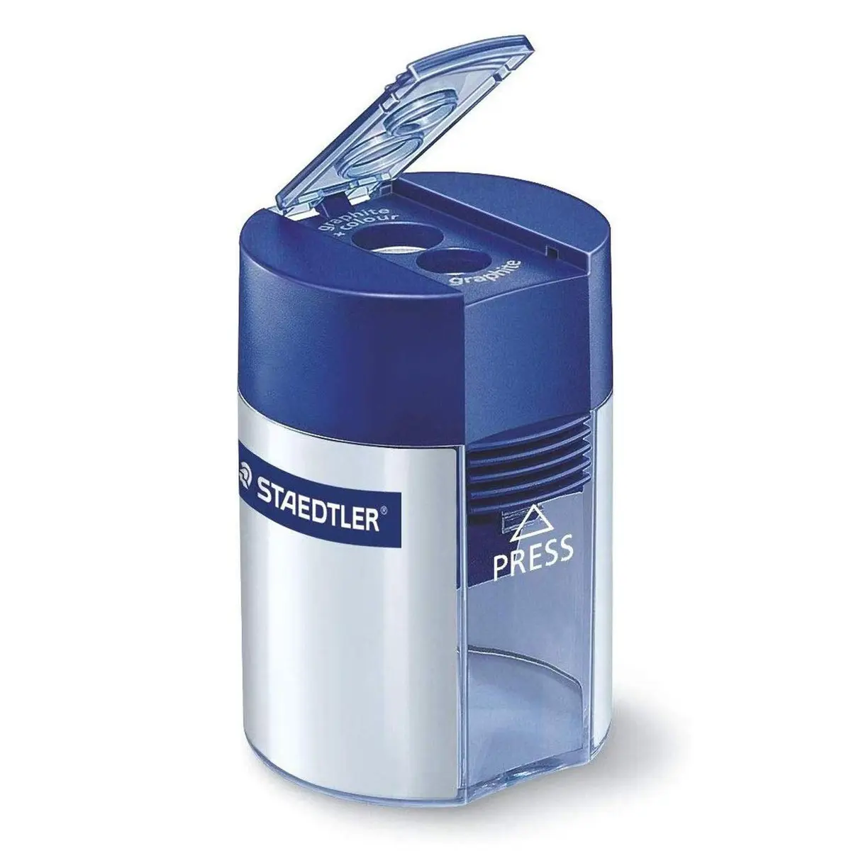 STAEDTLER Pencil Sharpener Double-hole Tub 2 Pack | Compact & Durable for Students & Artists - view 2