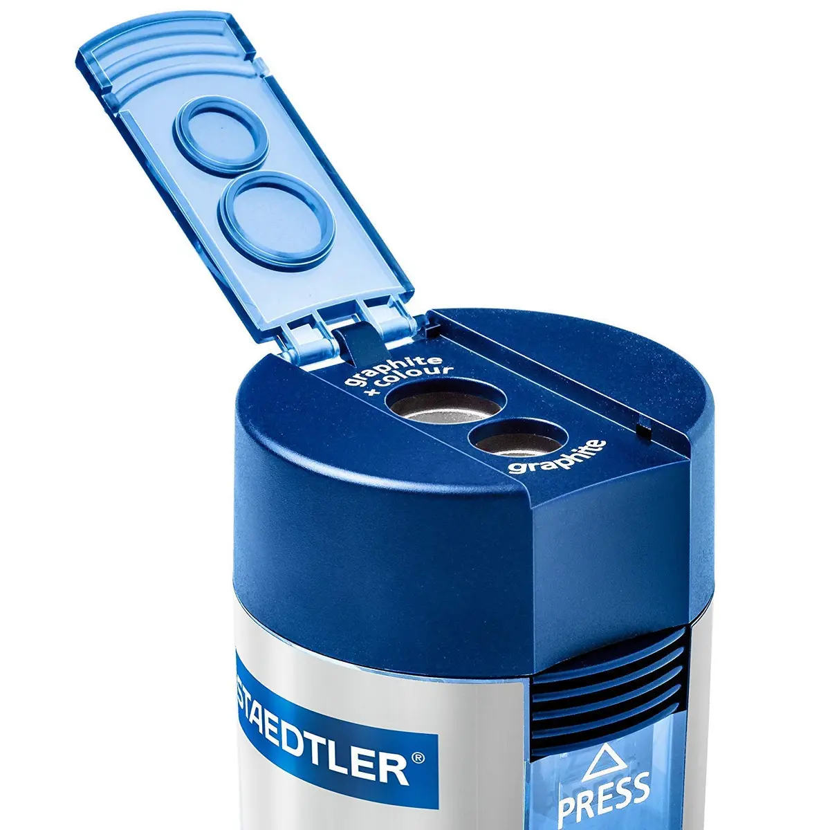 STAEDTLER Pencil Sharpener Double-hole Tub 2 Pack | Compact & Durable for Students & Artists - view 3