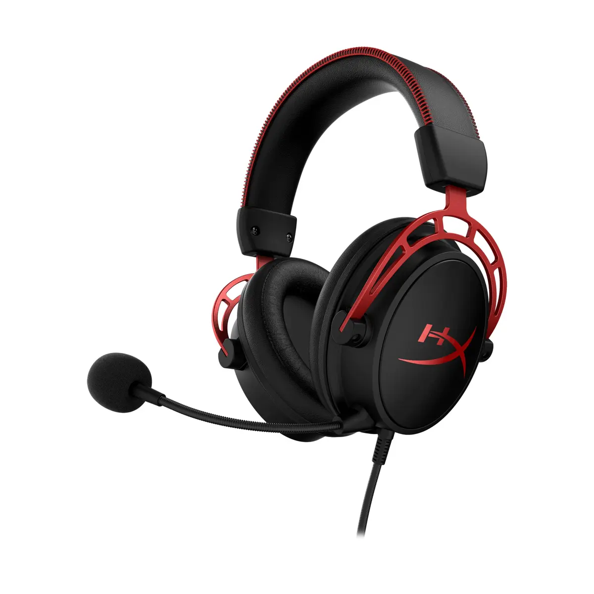 HyperX Cloud Alpha Gaming Headset, Red | Dual Chamber Drivers, Legendary Comfort, Aluminum Frame - main product image