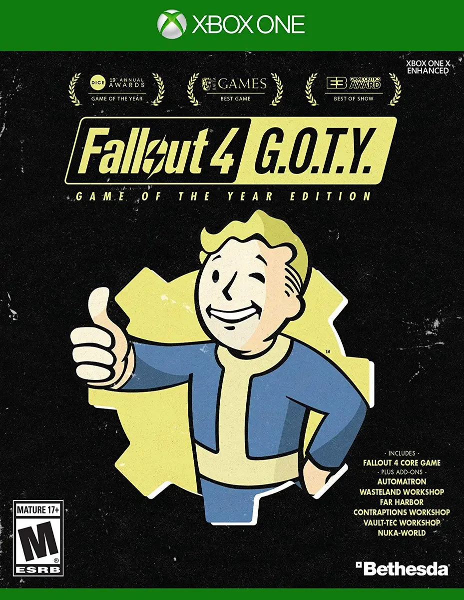 Bethesda Fallout 4 Game of The Year Edition - Xbox One | Complete Post-Nuclear Adventure with All DLCs - main product image