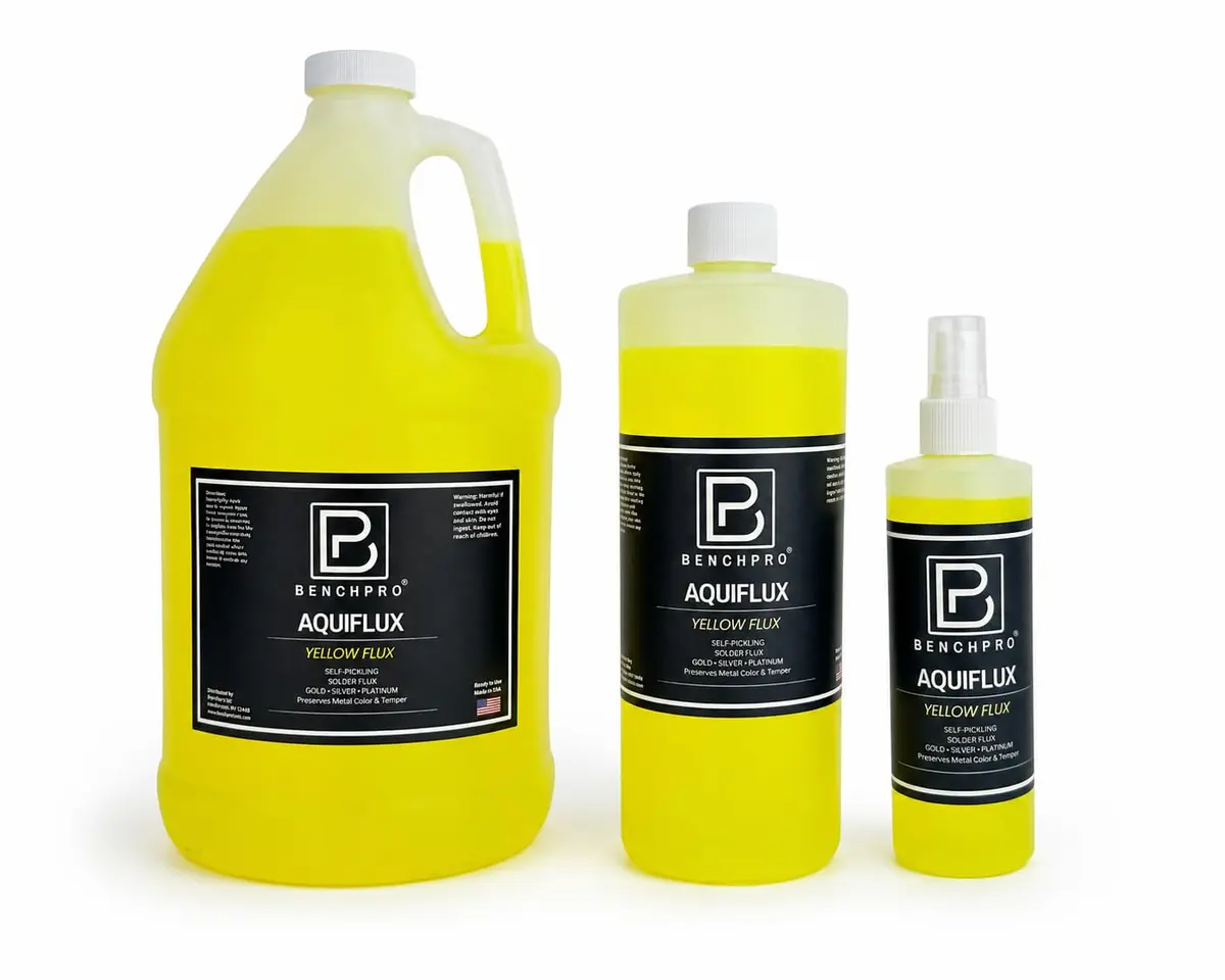 PMC Supplies LLC Self Pickling Flux for Precious Metals 8 Oz | Water-Based, Transparent, Gold Silver Jewelry - view 4