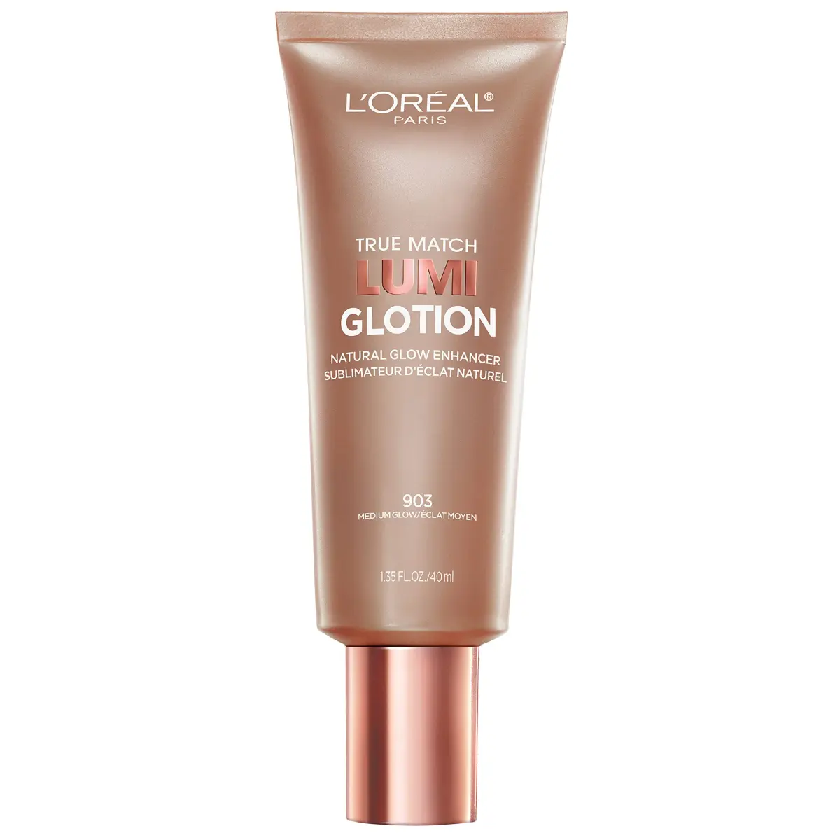 L'Oreal Paris True Match Lumi Glotion Natural Glow Enhancer 39ml (1.35 Fl Oz) | Hydrating Liquid Highlighter for Sun-Kissed Glow - main product image