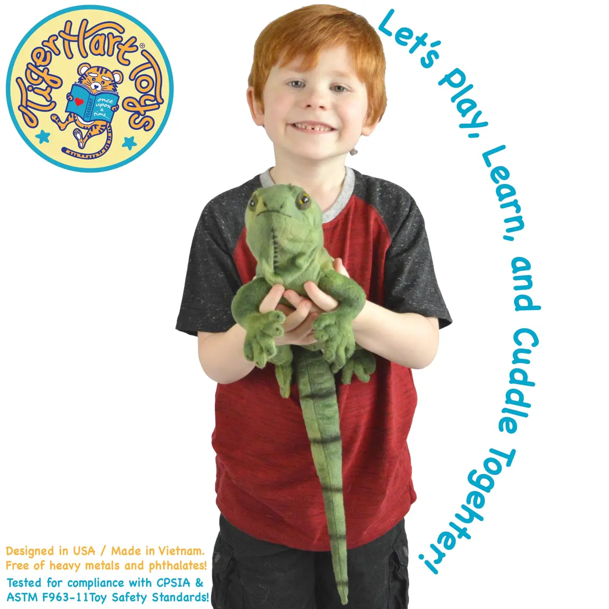 TigerHart Igor The Iguana Stuffed Animal Plush Lizard 67cm (26.5 in) | ASTM-Tested Safety - view 2