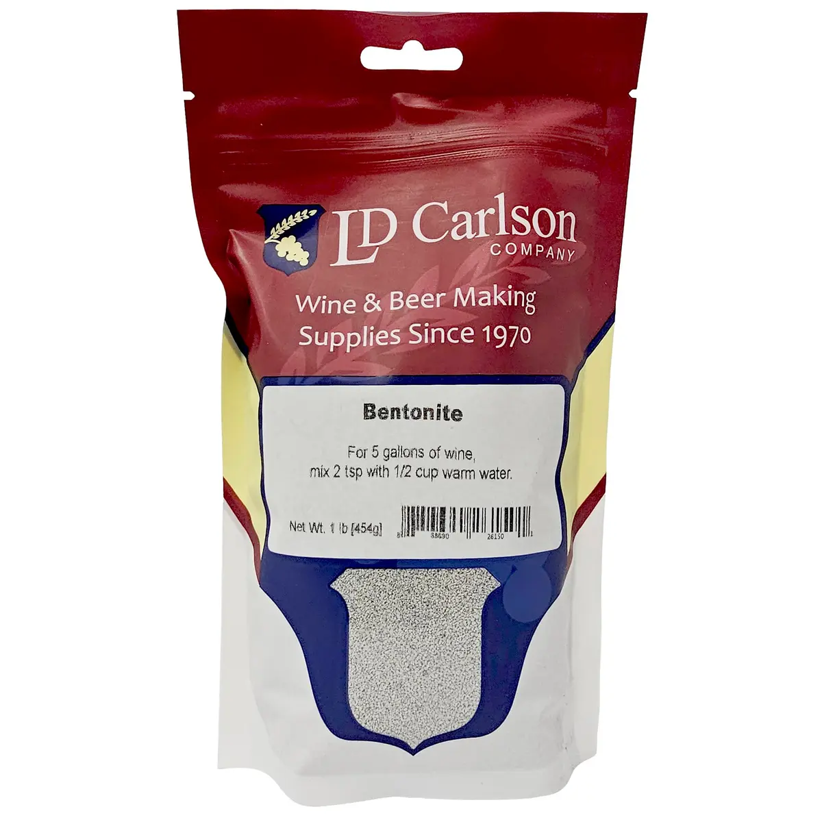 FastRack Vinyl Designz 1LB Bentonite for Wine Making & More | Clear Pectic & Protein Haze - main product image