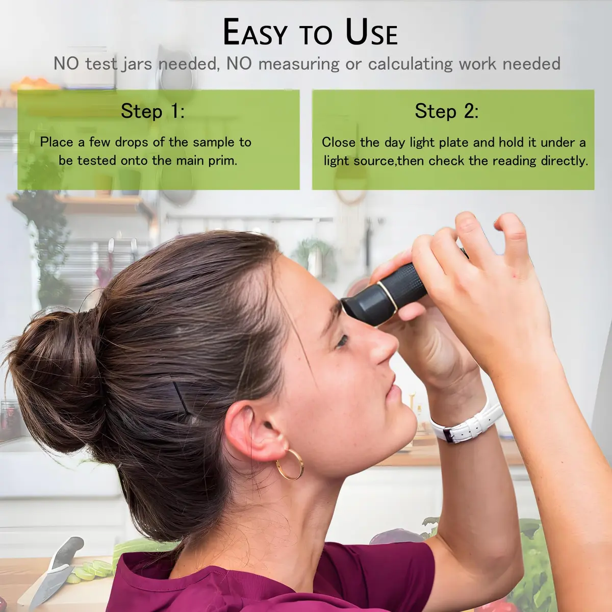 V·RESOURCING Pet Urine Specific Gravity & Serum Protein Refractometer | 1.000-1.060 SG, 2-14 g/100ml - view 5