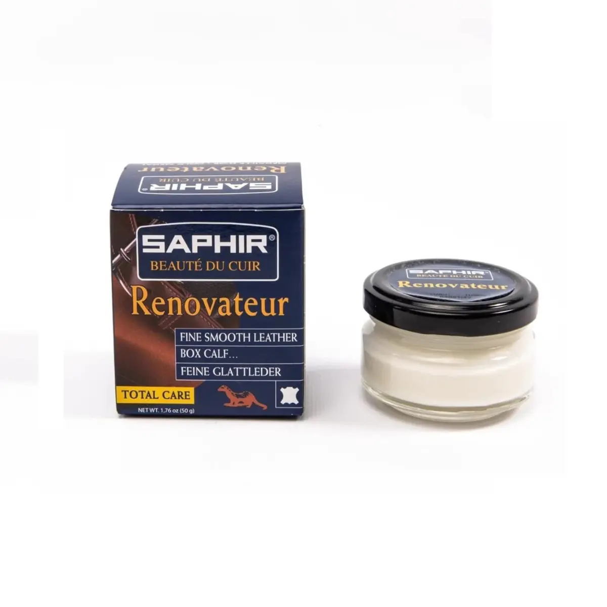SAPHIR Beauté du Cuir Renovateur Shoe Cleaner 250ml (8.82oz) | Cleans, Nourishes, Protects - view 2