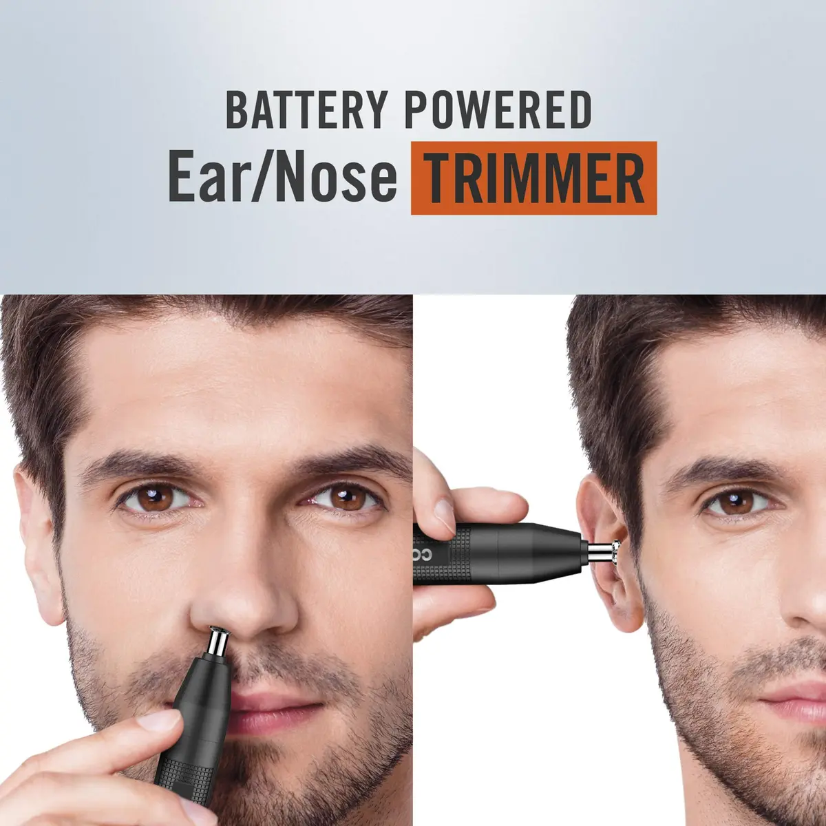 ConairMan Nose Hair Trimmer for Men | 360 Bevel Blade, Cordless, No Pull, No Snag, Detachable Attachments (1 Count) - view 3