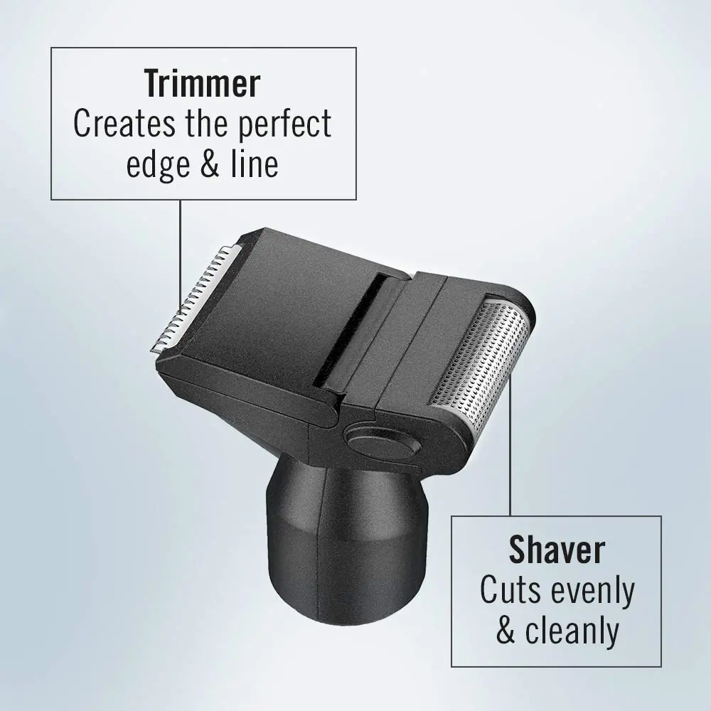 ConairMan Nose Hair Trimmer for Men | 360 Bevel Blade, Cordless, No Pull, No Snag, Detachable Attachments (1 Count) - view 2