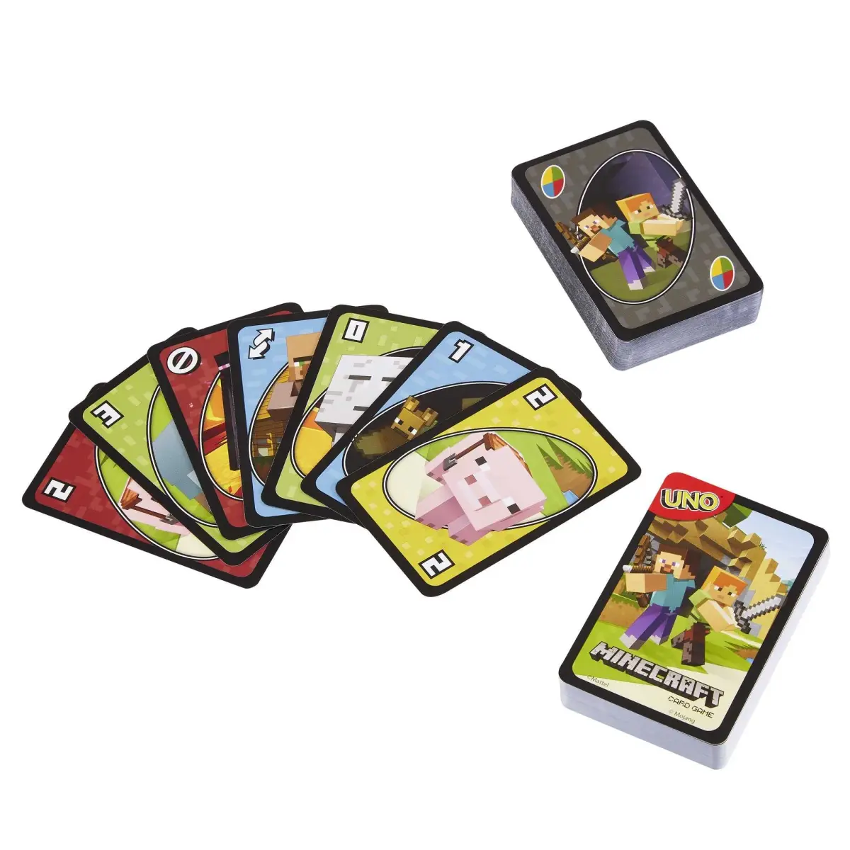 UNO Minecraft Card Game for Kids, Adults, Families & Parties | Special Creeper Rule | 2-10 Players - view 5