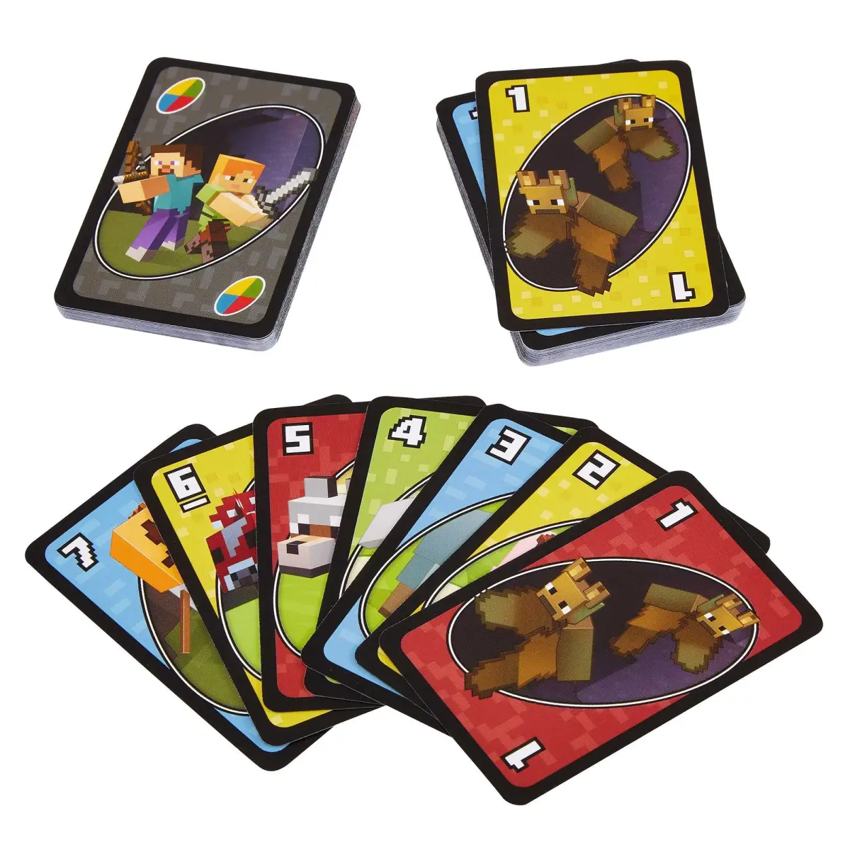 UNO Minecraft Card Game for Kids, Adults, Families & Parties | Special Creeper Rule | 2-10 Players - view 6