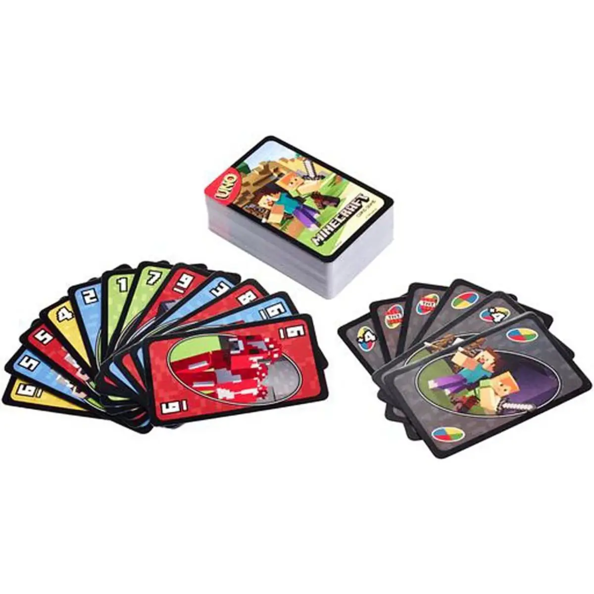 UNO Minecraft Card Game for Kids, Adults, Families & Parties | Special Creeper Rule | 2-10 Players - view 3