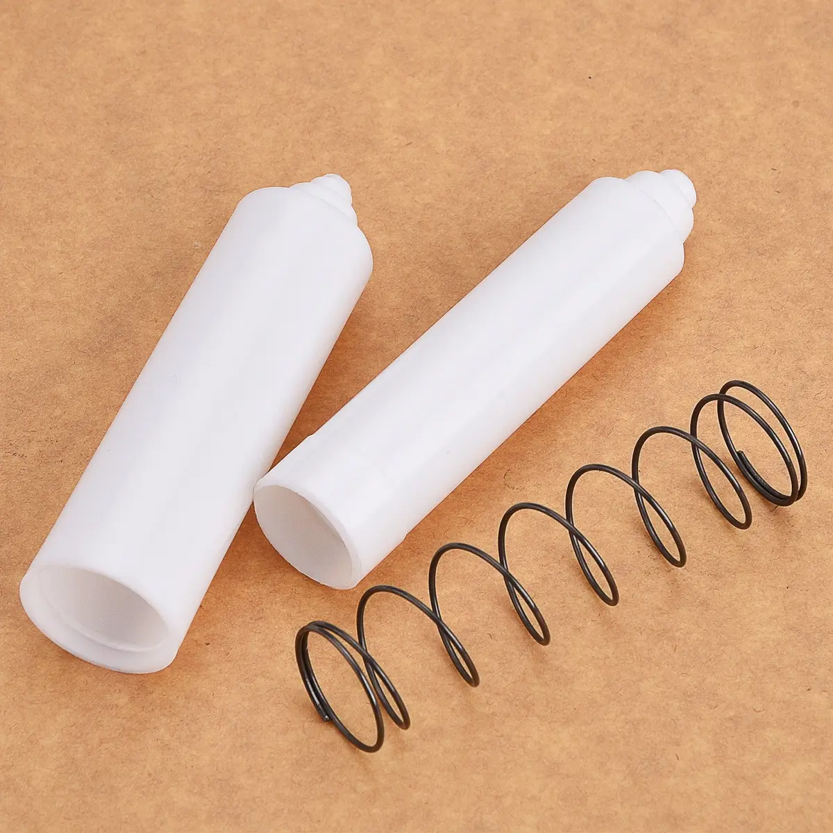 Shappy White 4 Pcs Universal Toilet Paper Holder Replacement Rod | Spring Loaded Plastic Retractable Paper Replacement Rod Toilet Tissue Roll Holder Insert for Bathroom Home Host Accessories - view 5