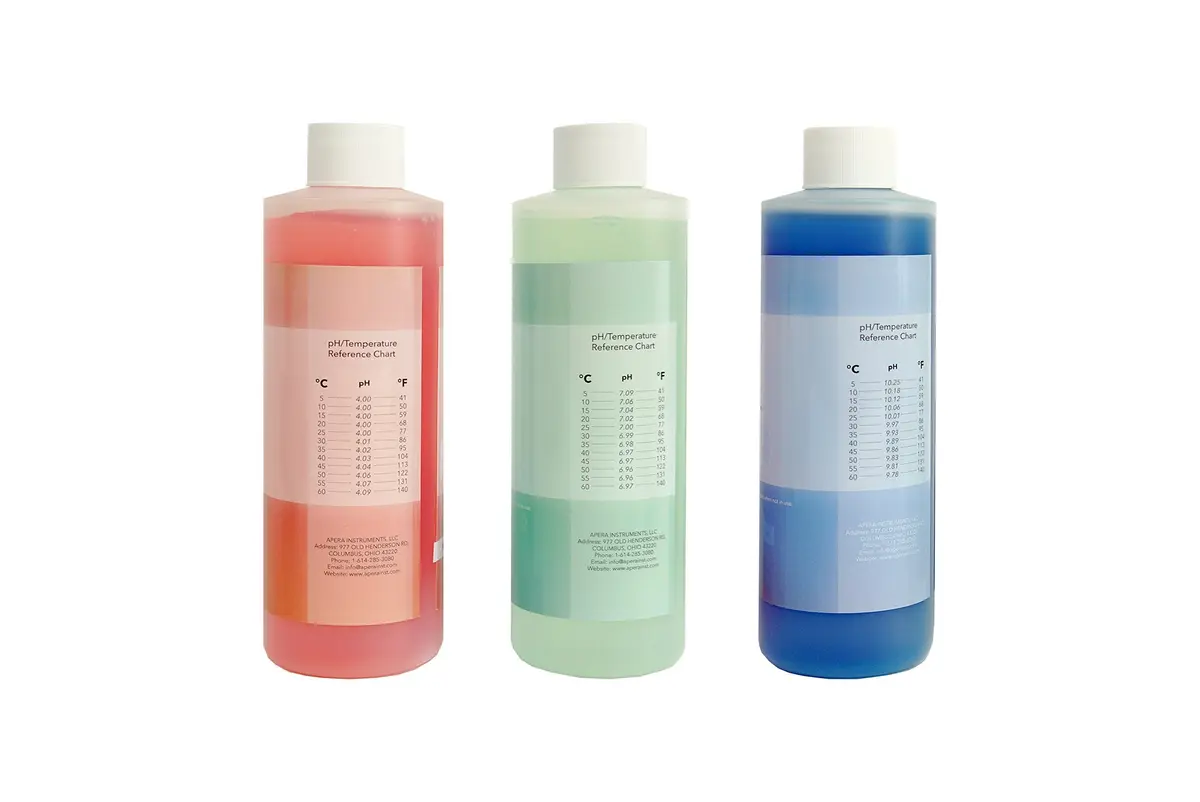 Apera Instruments AI1115 pH Calibration Buffer Solution Kit 7.00, 4.00, 10.01 | NIST Traceable - view 2