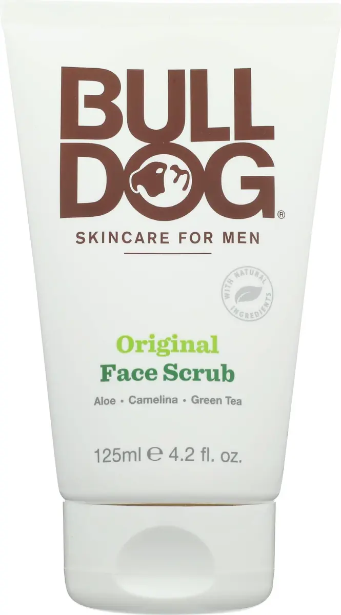Bulldog Skincare Original Face Scrub & Wash Bundle 4.2oz & 5oz | Natural Men's Skin Care - main product image