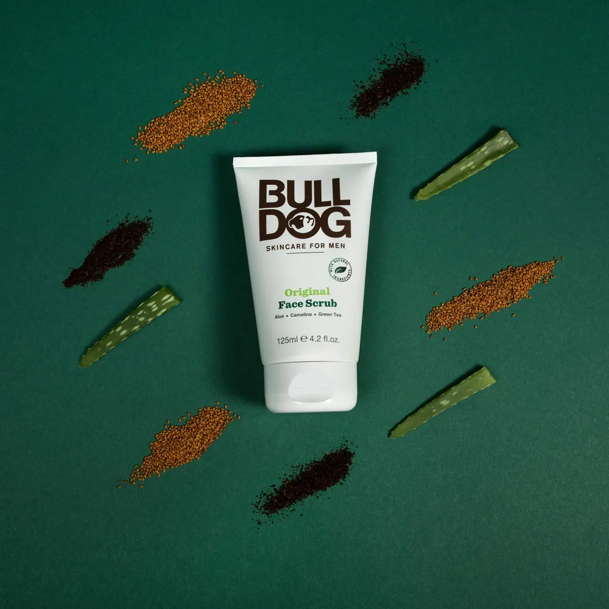 Bulldog Skincare Original Face Scrub & Wash Bundle 4.2oz & 5oz | Natural Men's Skin Care - view 3