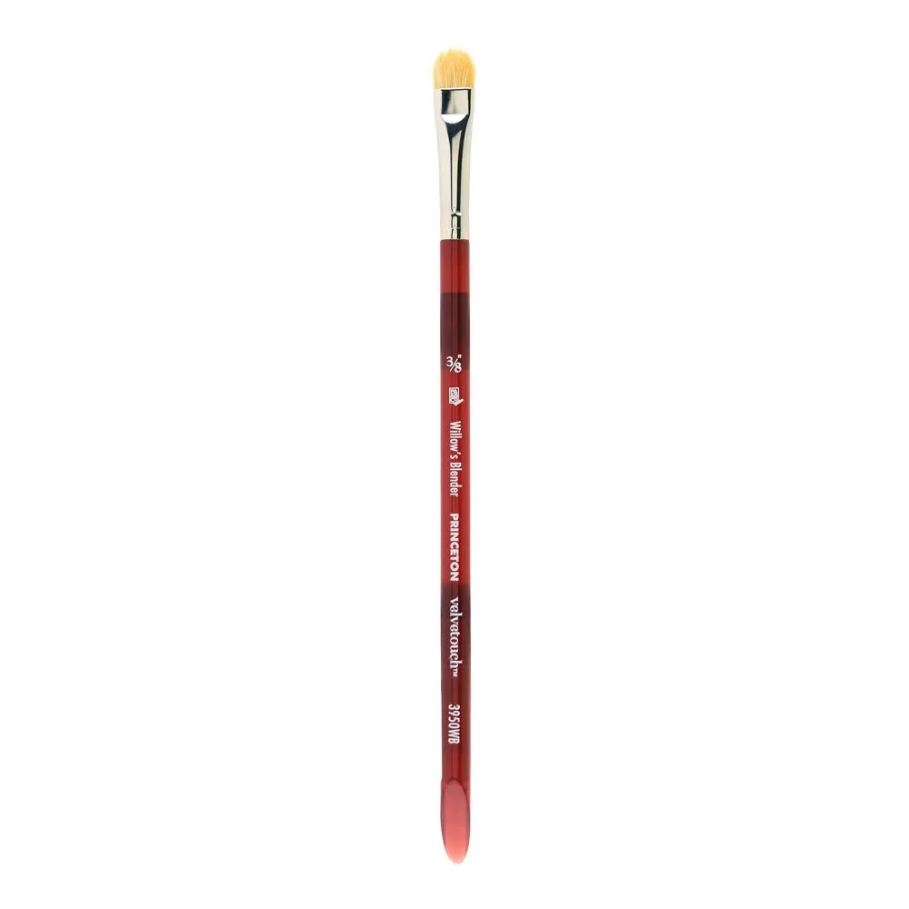 Princeton Velvetouch Artiste Mixed-Media Brush 3/8 Inch | Synthetic Blend for Acrylic, Watercolor & Oil - main product image