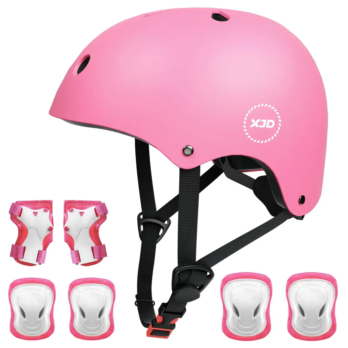 XJD Kids Bike Helmet Set for 3-14 Years | Adjustable, Impact-Absorbing Safety Gear - main product image