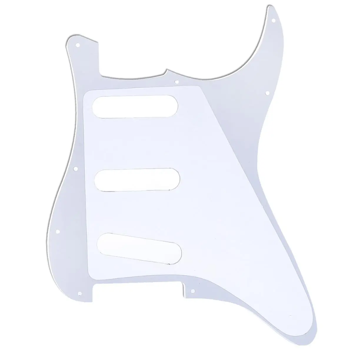 Musiclily Pro SSS 11 Hole Lefty ST Guitar Pickguard 4Ply Tortoise Shell | Compatible with Fender Stratocaster - view 3