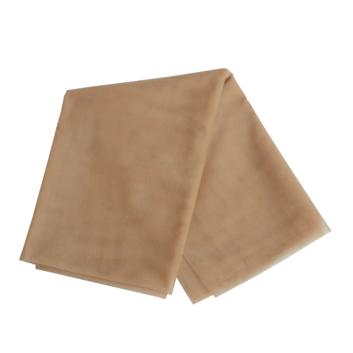 YANTAISIYU Swiss Lace Net for Wig Making 90cm x 120cm (35.4" x 47.2") | Light Brown Nylon Material for Wigs, Closures, Toupees, Caps - view 2