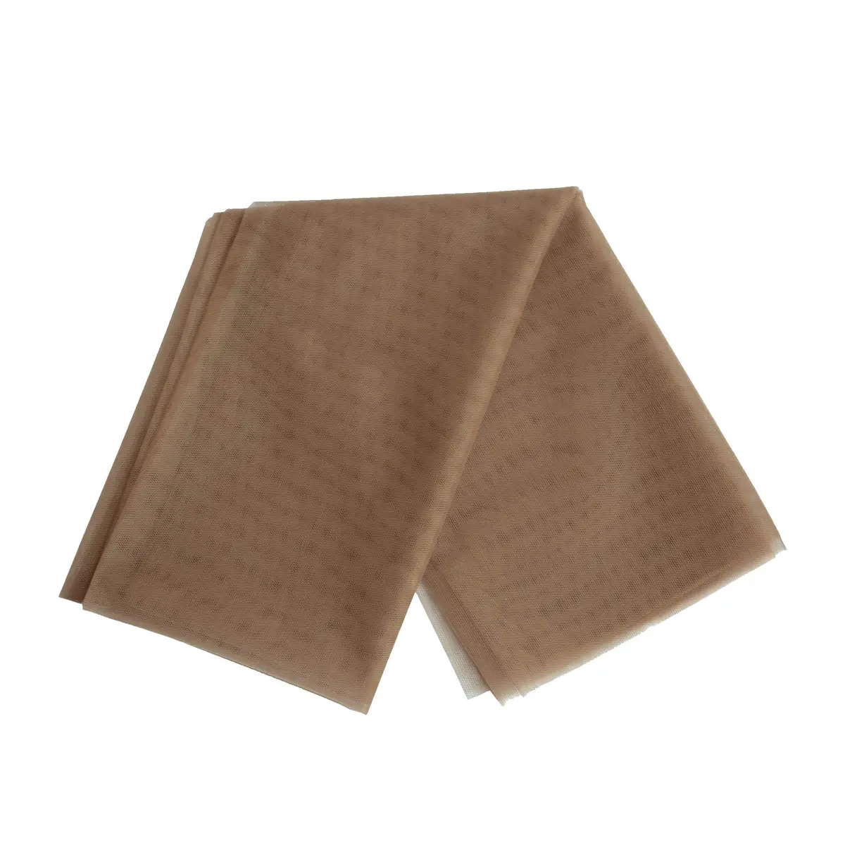 YANTAISIYU Swiss Lace Net for Wig Making, Brown 91cm (36"X47") | Breathable Nylon Mesh for DIY Wig Caps & Closures - view 2