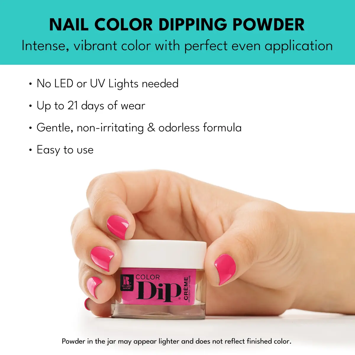 RC Red Carpet Manicure Color Dip Powder – Cocktail Party 0.3 oz | Vibrant, Long-Lasting Nail Color - view 3