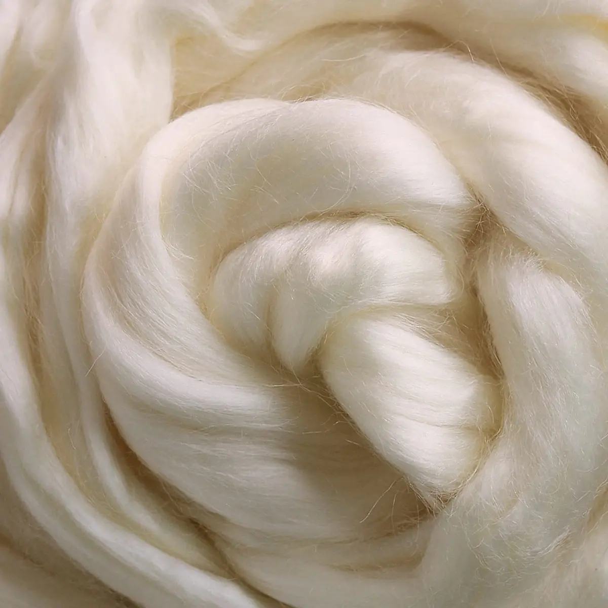 Living Dreams Yarn Bright White Tussah Silk Fiber for Soap Making & Felting | Premium Grade 50g - view 6