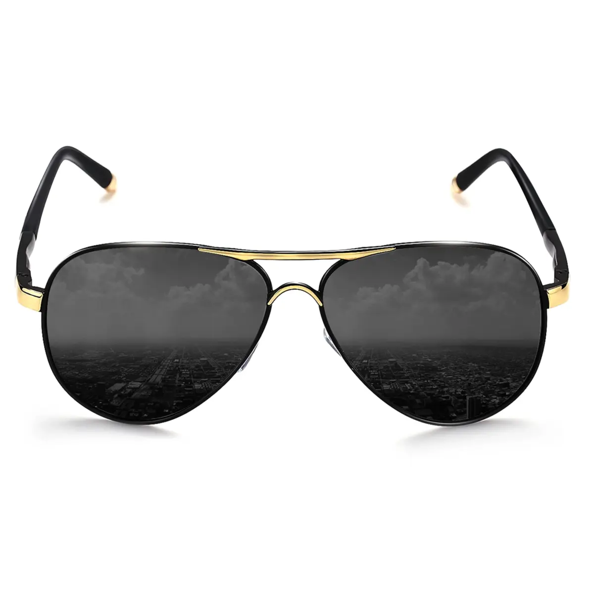 ROCKNIGHT Polarized Aviator Sunglasses Men Women UV400 Metal Frame Driving | Classic Style for All-Day Comfort - main product image