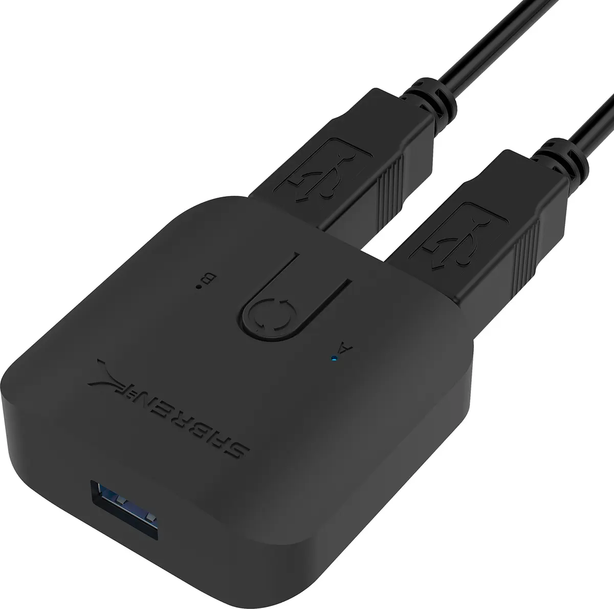 SABRENT USB 3.0 Sharing Switch for Multiple Computers | LED Indicator, Plug & Play, 5Gbps Data Speed (1 Count) - main product image