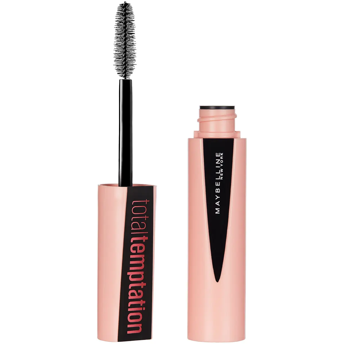 Maybelline New York Total Temptation Washable Mascara, Brownish Black, 0.27 fl oz (8 ml) | Builds Bold Volume - main product image