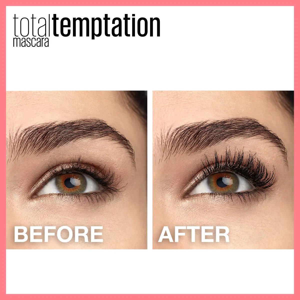 Maybelline New York Total Temptation Washable Mascara, Brownish Black, 0.27 fl oz (8 ml) | Builds Bold Volume - view 2