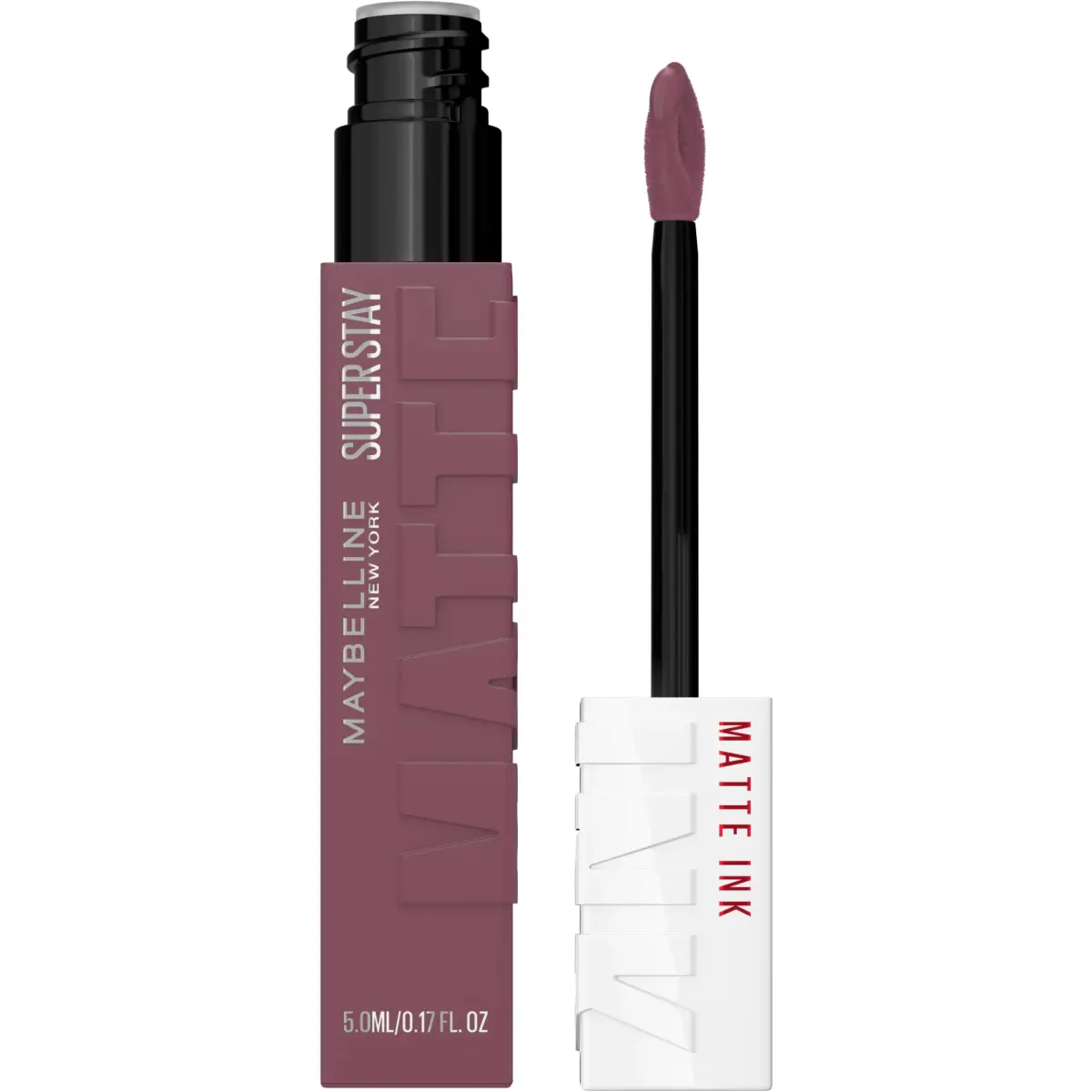 Maybelline Super Stay Matte Ink Liquid Lipstick Visionary Taupe Purple 5ml (0.17 Fl Oz) | Long-Lasting Matte Color - main product image